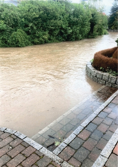 severe flooding in koetz germany on june 1 2024 around midday