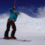 National Geographic Explorer, Alison Criscitiello, in the field during the Mt. Logan expedition. Credit Alison Criscitiello.
